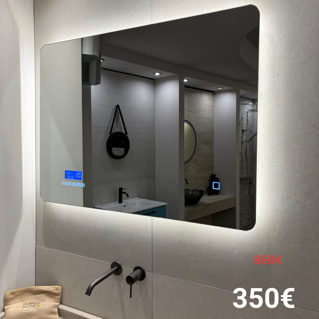 MIRROR LED 90X65…